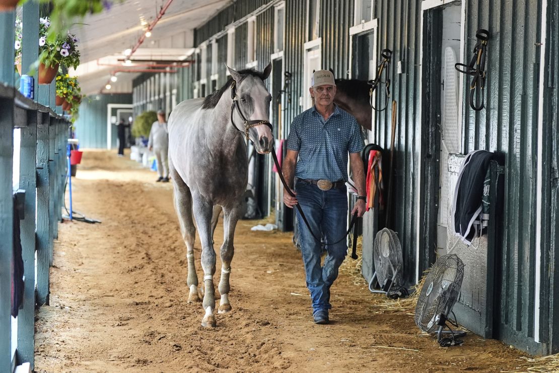 Preakness Stakes entrant Sandman is another horse that ran in the Kentucky Derby earlier this month.