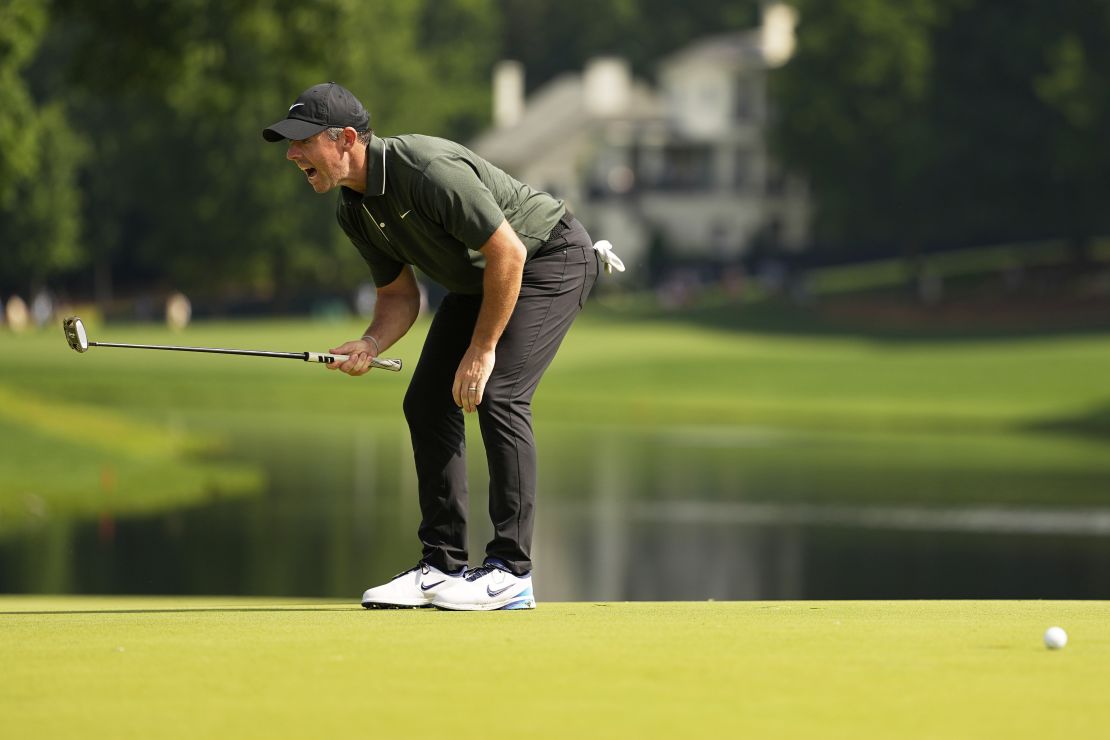 Rory McIlroy, the reigning Masters champion, shot his worst round at the course since 2011.