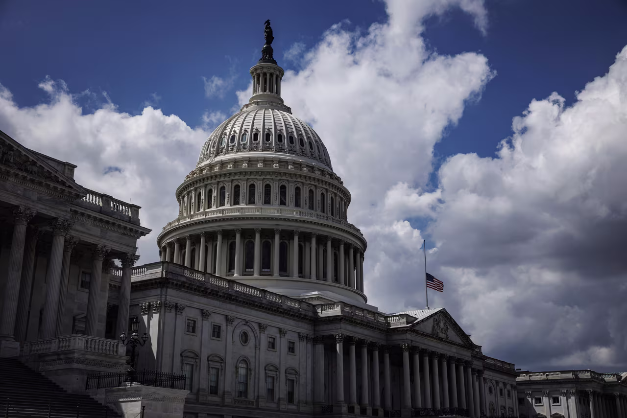 The US Capitol building is seen on May 15 in Washington, DC.