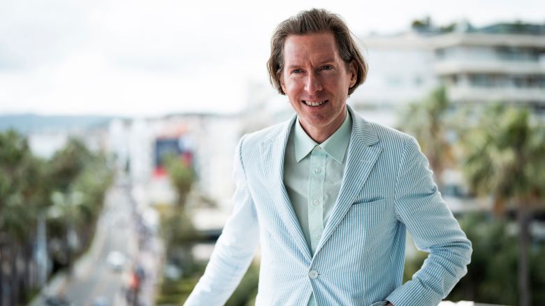 Director Wes Anderson poses for portrait photographs for the film 'The Phoenician Scheme' at the 78th international film festival, Cannes, southern France, Saturday, May 17, 2025. (Photo by Scott A Garfitt/Invision/AP)