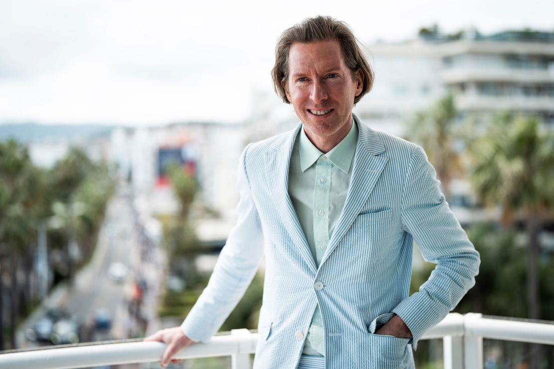 Director Wes Anderson poses at the 78th Cannes Film Festival on May 17, 2025.