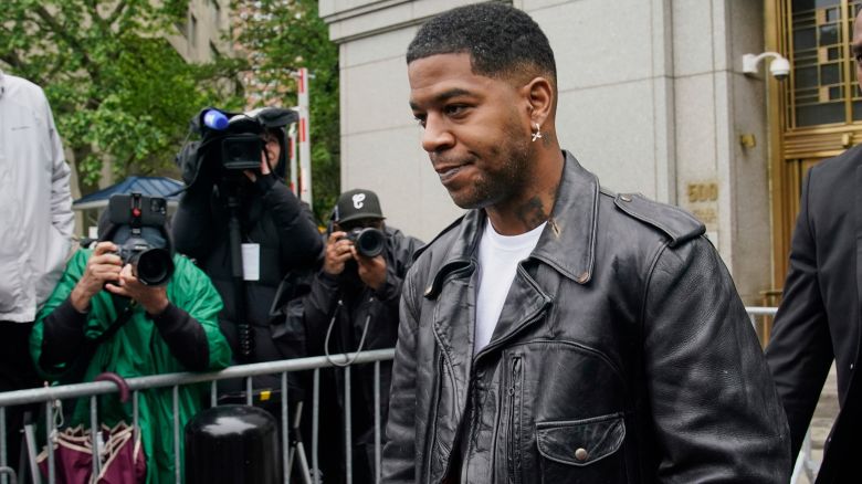 Rapper Kid Cudi leaves Federal Court after testifying at the trial of Sean "Diddy" Combs, in New York, Thursday, May 22, 2025.