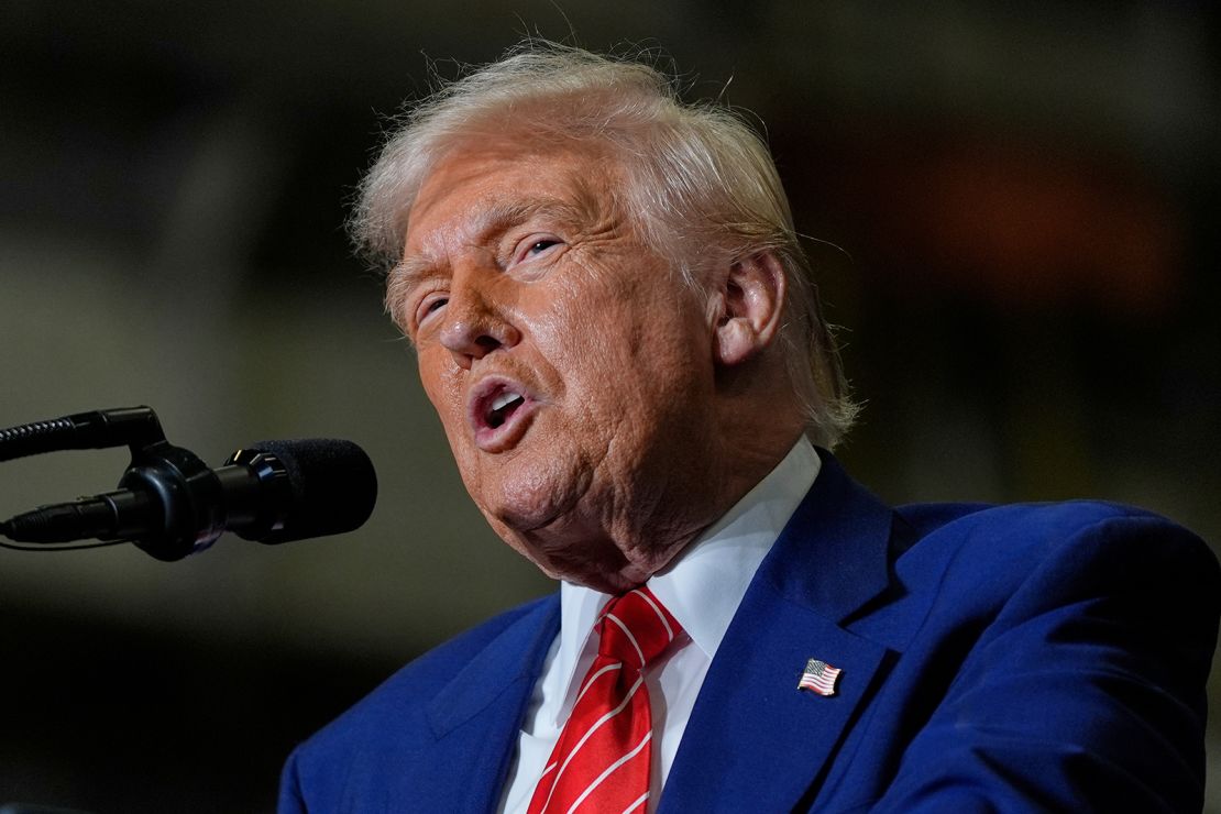 President Donald Trump speaks at US Steel Corporation's Mon Valley Works-Irvin plant on May 30, 2025, in West Mifflin, Pennsylvania.