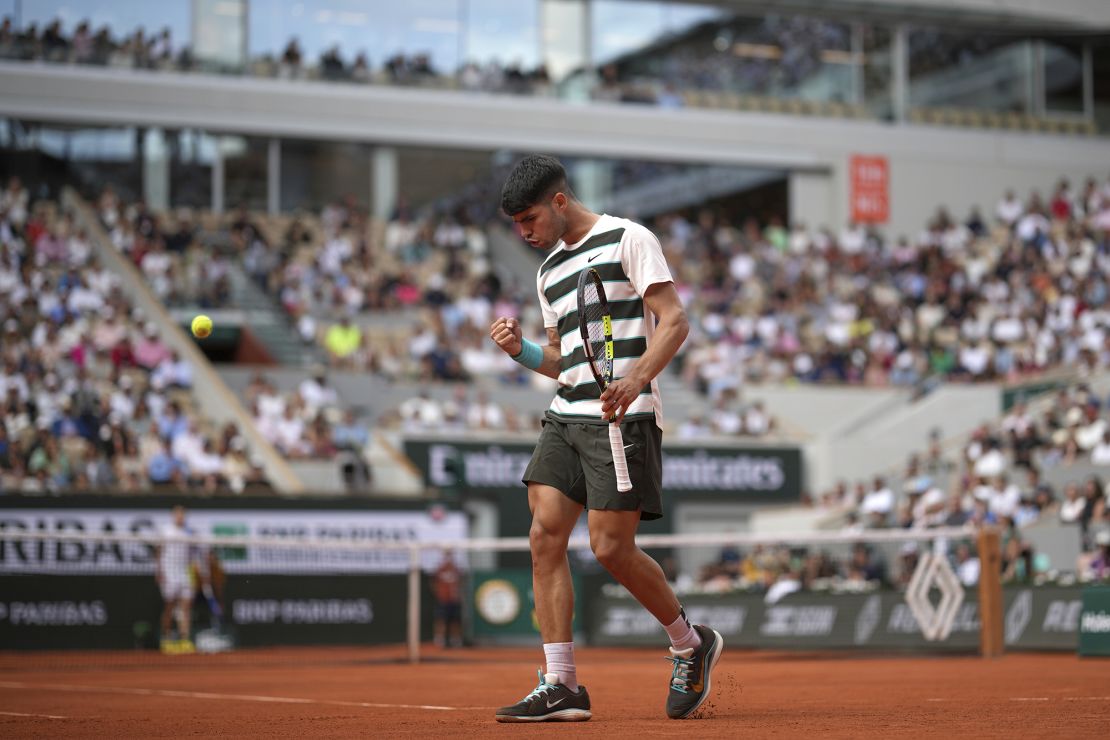 Alcaraz is looking to win a fifth major at the French Open.