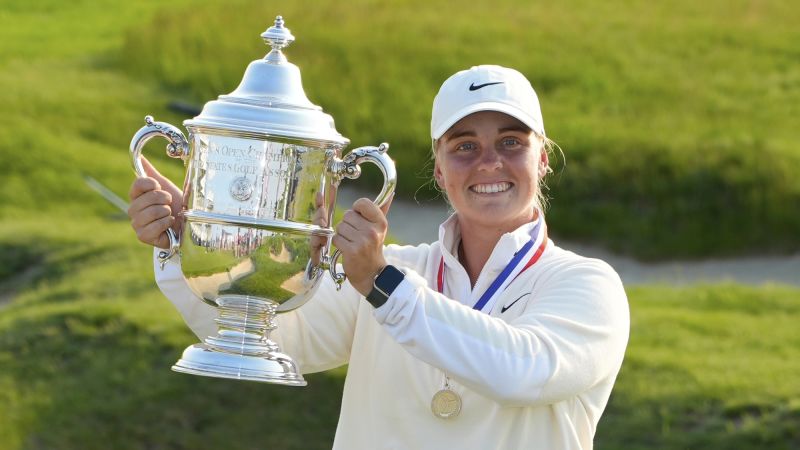 Maja Stark claims two-stroke victory at 80th US Women’s Open