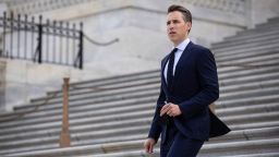 Sen. Josh Hawley (R-Mo.) departs a vote at the U.S. Capitol June 3, 2025. (Francis Chung/POLITICO via AP Images)