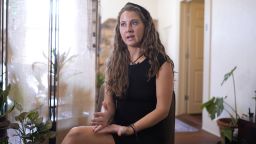 Kyleigh Thurman, one of the patients who filed a federal complaint against an emergency room for not treating her ectopic pregnancy, talks about her experience at her studio, Aug. 7, 2024, in Burnet County, Texas.