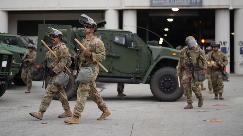 Trump deploys National Guard to stop LA immigration protests, defying California’s governor. Why experts call the move dangerous | CNN