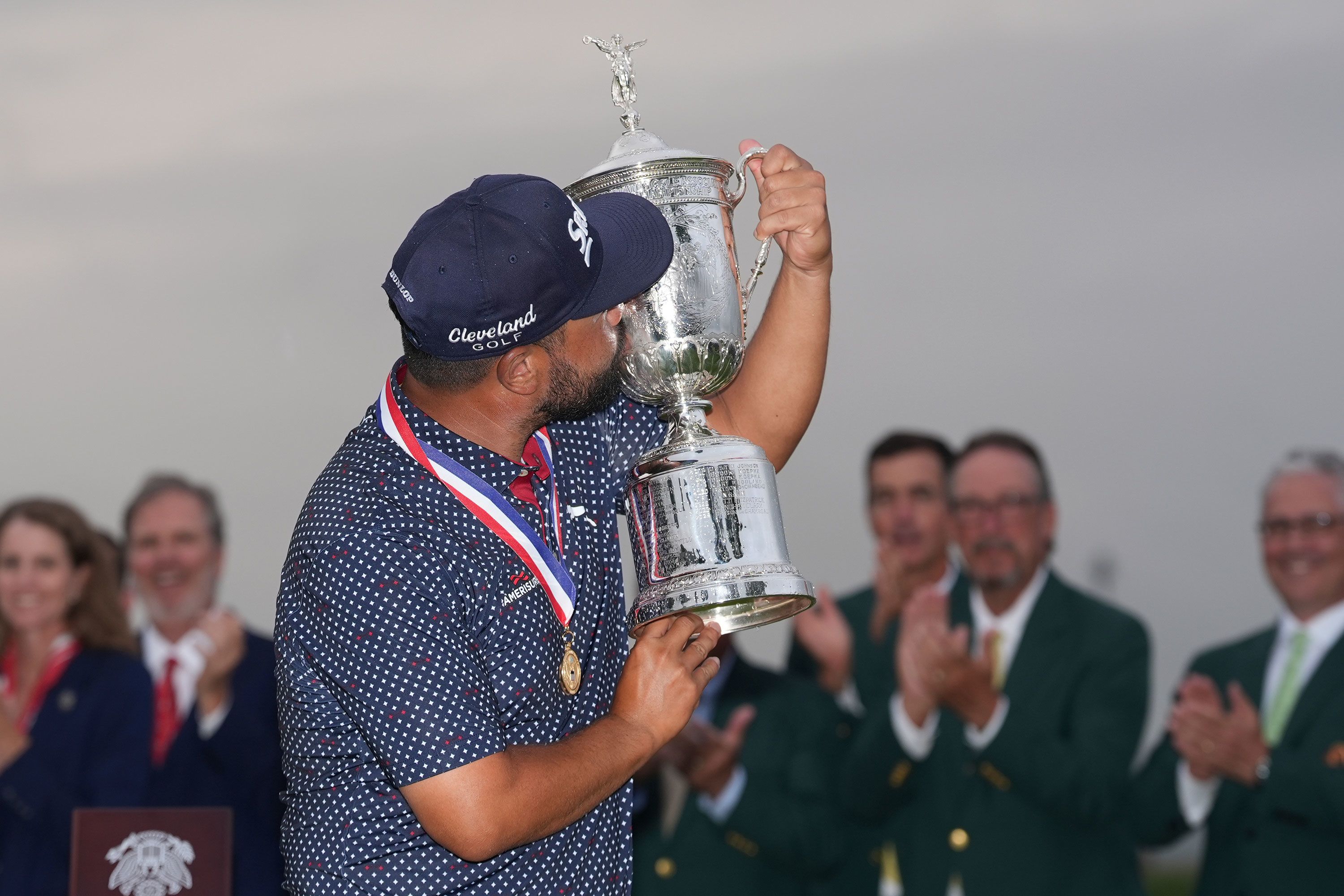 JJ Spaun à Oakmont
