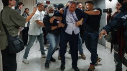 New York City Comptroller Brad Lander is placed under arrest by Immigration and Customs Enforcement (ICE) and FBI agents outside federal immigration court on Tuesday, June 17, 2025, in New York.