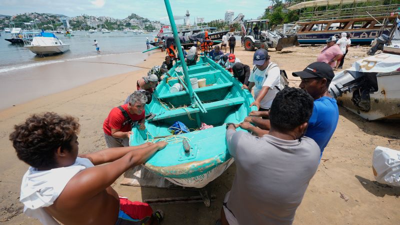 Hurricane Erick strengthens into a Category 3 approaching Mexico’s coast