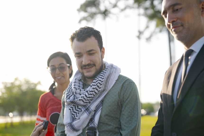 Columbia Protester Mahmoud Khalil released from immigration detention center