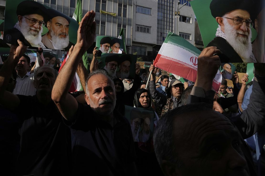 Iranians attend an anti-US demonstration in Tehran on Sunday.