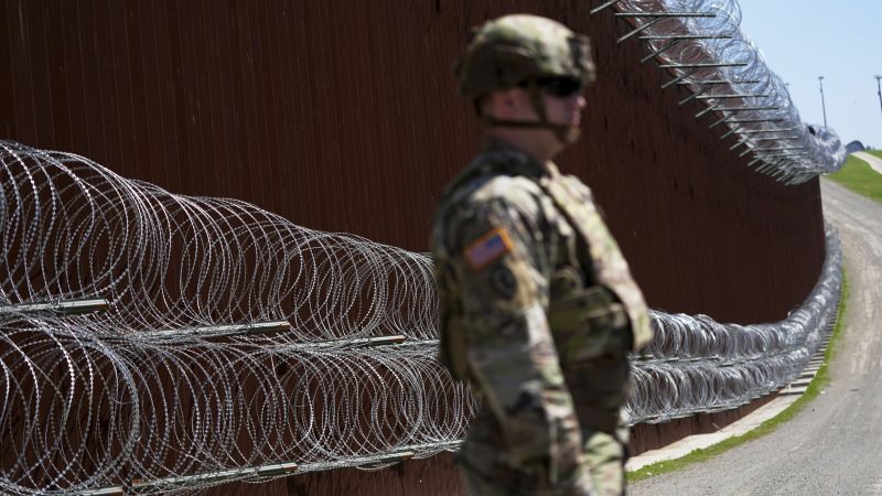 Kristi Noem: Southern border wall will be painted black to deter people from climbing it during hot weather, DHS secretary says