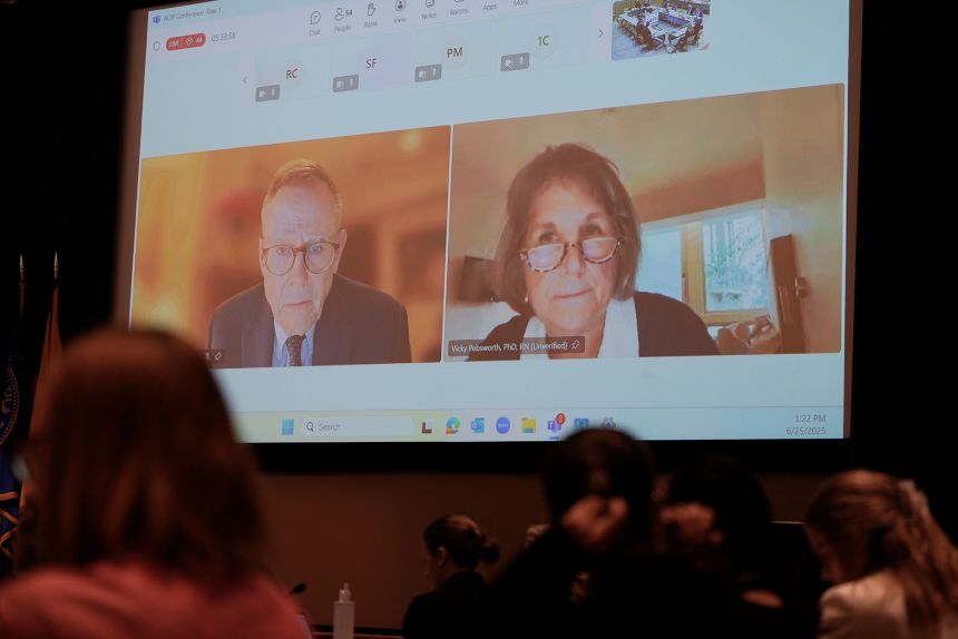Dr. Cody Meissner, a pediatrician, and Dr. Vicky Pebsworth, volunteer director of research and patient safety at a group that emphasizes vaccine risks while downplaying their benefit, spoke at this weeks' meeting of CDC's vaccine advisers.