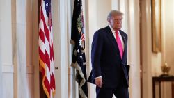 President Donald Trump walks to speak at an event to promote his domestic policy and budget agenda in the East Room of the White House, Thursday, June 26, 2025, in Washington. (AP Photo/Mark Schiefelbein)