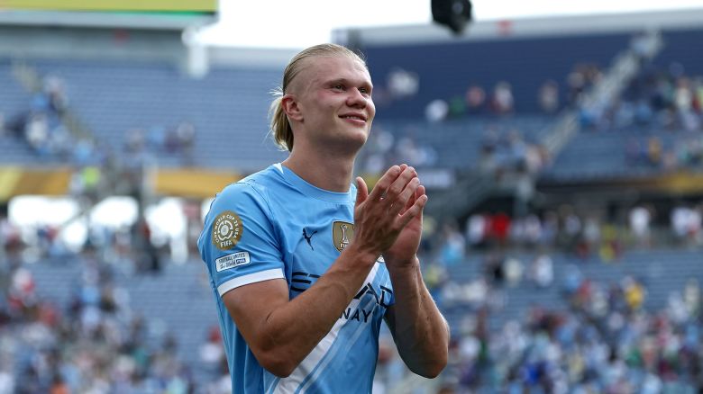 Erling Haaland has scored twice for Manchester City at the FIFA Club World Cup.