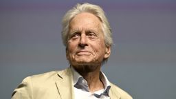 Michael Douglas attended the Karlovy Vary International Film Festival on Sunday.