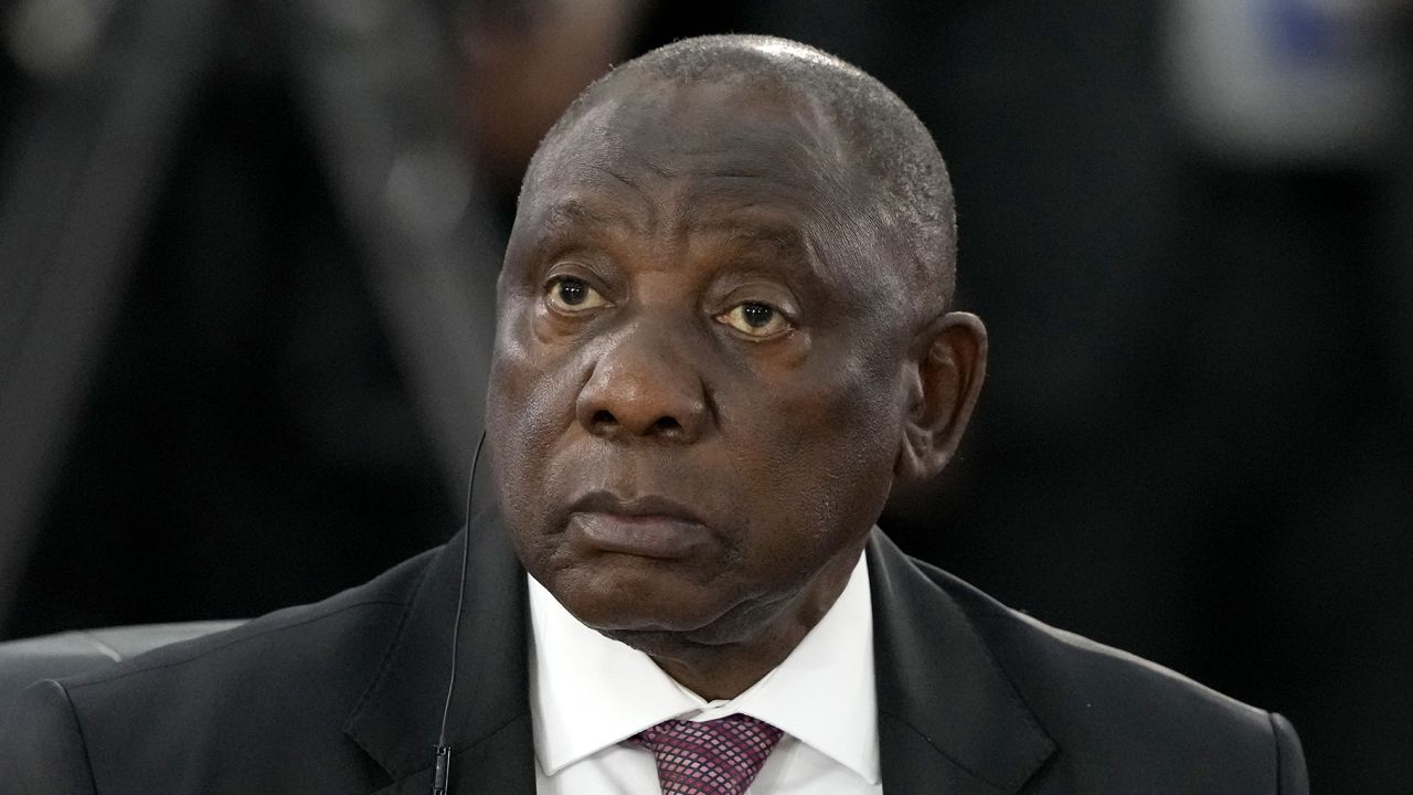 South Africa's President Cyril Ramaphosa attends the 17th annual BRICS summit in Rio de Janeiro, Brazil in July 2025.