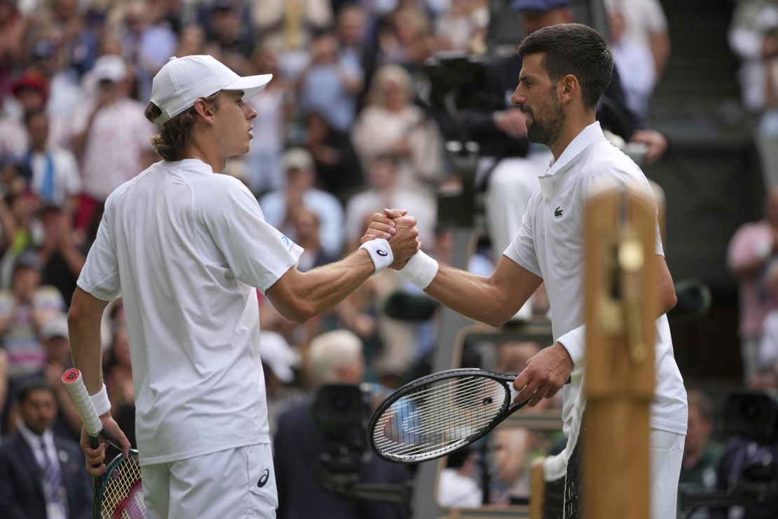 Djokovic was full of praise for Australia's Alex de Minaur after the match.
