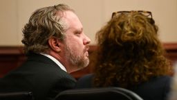 James Craig sits in court during the opening statements of his murder trial at the Arapahoe District Court in in Centennial, Colorado, on Tuesday, July 15.