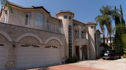 The home of Silvia Zhang and Guojun Xuan in Arcadia, California is seen on Wednesday, July 16, 2025. A number of children were removed from the couple's home after a child abuse allegation in May, according to Arcadia police.