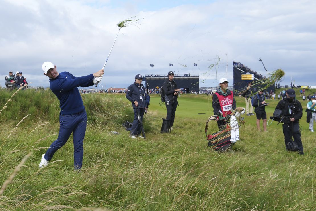 Rory McIlroy is the fan favorite in the Royal Portrush Golf Club in Northern Ireland.