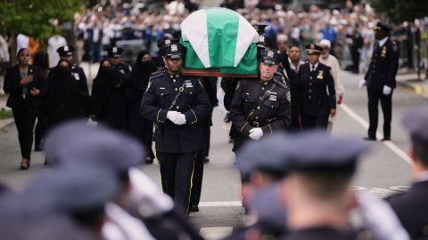 Roger Goodell said he attended the funeral of NYPD officer Didarul Islam on Thursday.