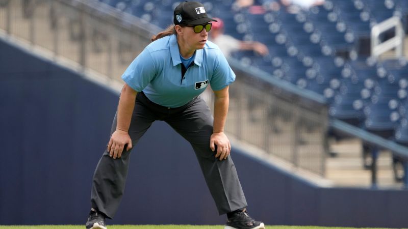 Jen Pawol will be Major League Baseball’s first woman to umpire in a regular-season game this weekend | CNN