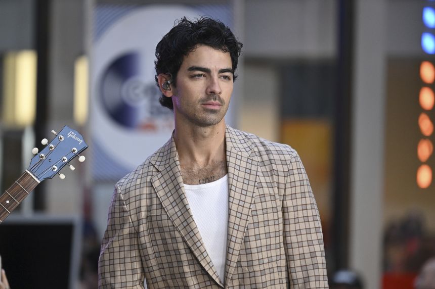 Joe Jonas at NBC's 'Today' show at Rockefeller Plaza, New York, on August 8.