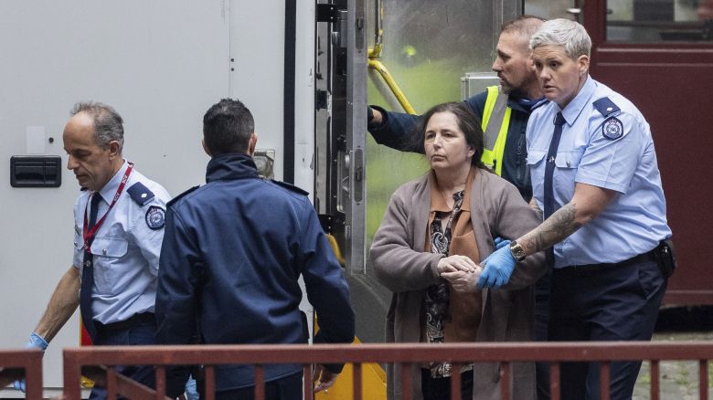Erin Patterson arrives at Supreme Court of Victoria in Melbourne, Australia on August 25, 2025.