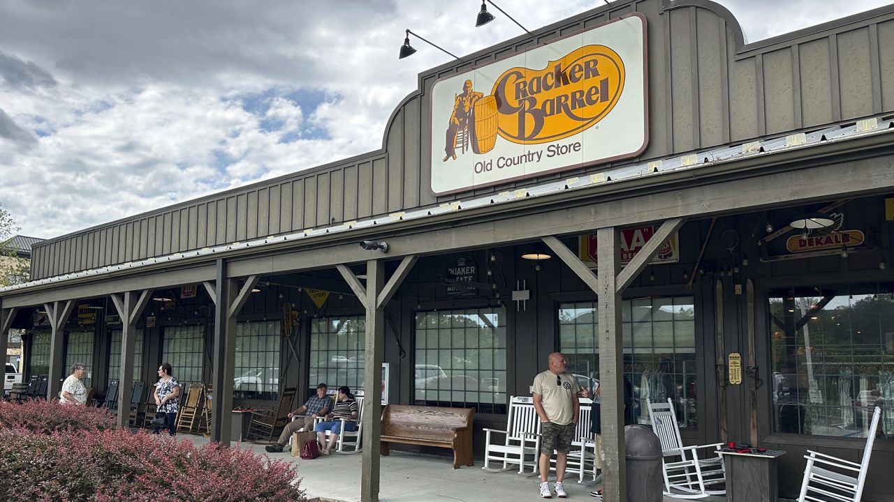 A Cracker Barrel restaurant in Binghamton, New York, on August 23, 2025.