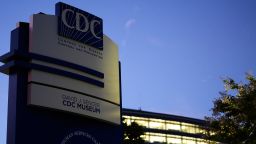 A sign marks the entrance to the U.S. Centers for Disease Control and Prevention headquarters Wednesday, Aug. 27, 2025, in Atlanta.