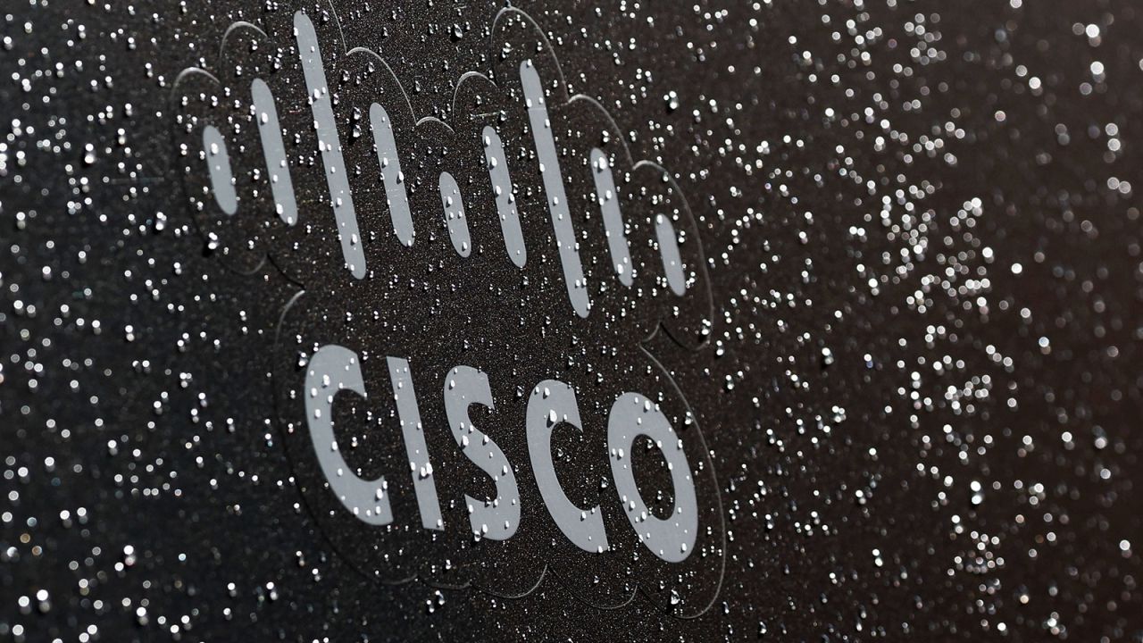 Cisco logo is seen  on August 30.