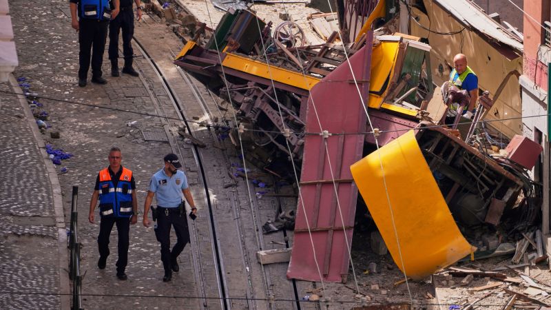 Lisbon: Cable gave way before deadly funicular crash, initial report finds Lisbon: Cable gave way before deadly funicular crash, initial report finds