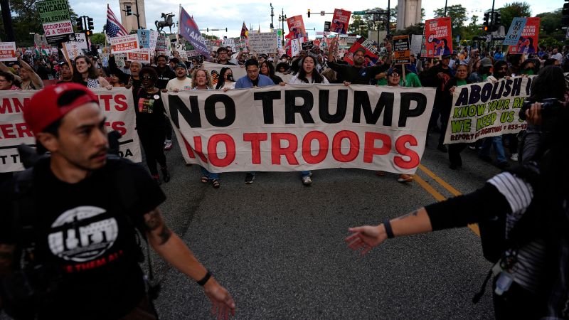 Is Trump backing down on troops in Chicago?