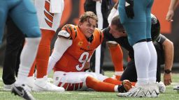 Cincinnati Bengals quarterback Joe Burrow suffered a toe turf injury in the win over the Jacksonville Jaguars.