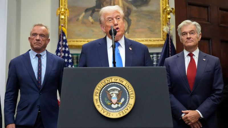 Trump Announces FDA Warning on Acetaminophen Use During Pregnancy for Autism Risk