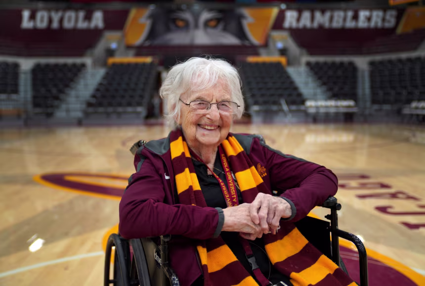 Loyola Chicago’s beloved Sister Jean Dolores Schmidt, known as Sister Jean, dies at 106