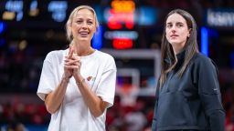 Indiana Fever guards Sophie Cunningham and Caitlin Clark both suffered season-ending injuries in 2025.