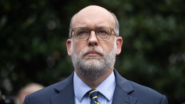 Office of Management and Budget Director Russell Vought at the White House September 29, 2025.