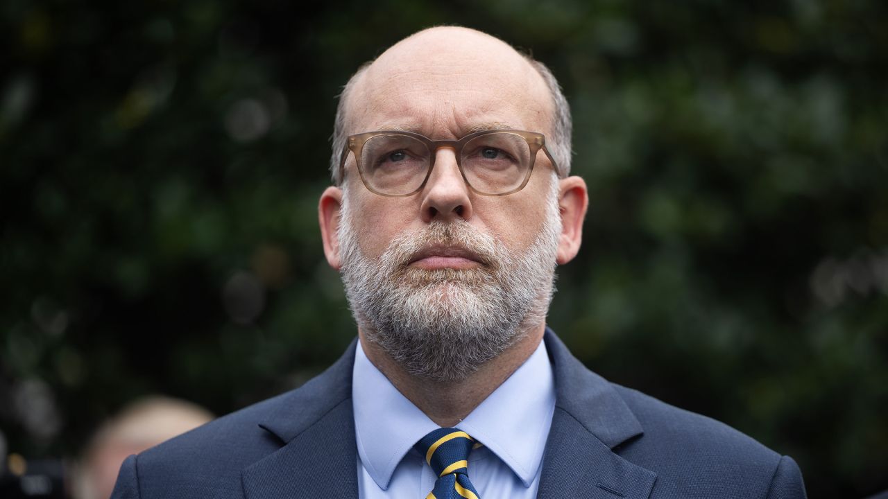 Office of Management and Budget Director Russell Vought at the White House September 29, 2025.