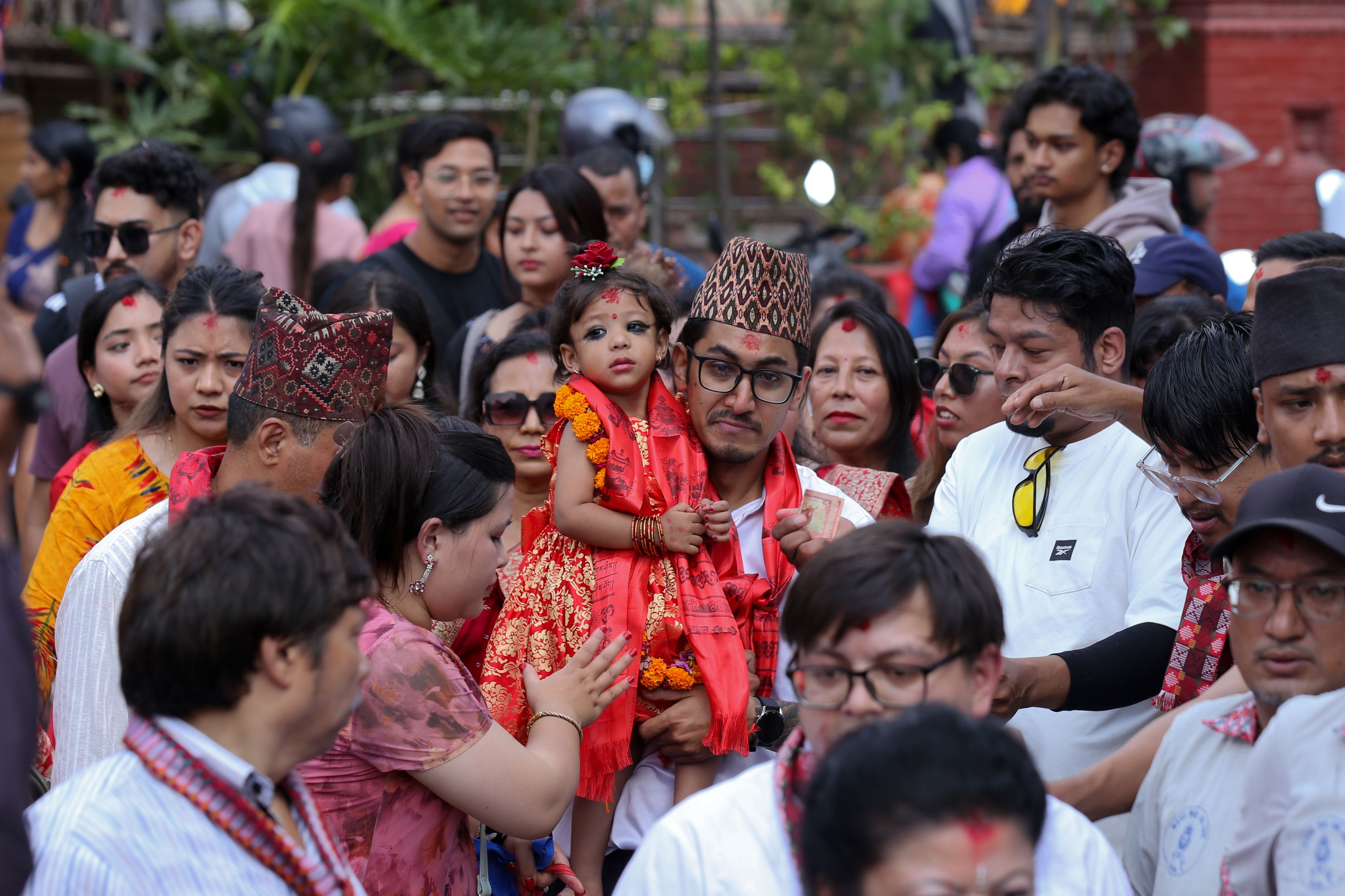 Nepal chooses a 2-year-old girl as new living goddess worshipped by both Hindus and Buddhists | CNN