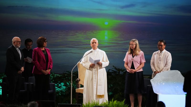 Pope Leo calls for global action to tackle climate change | CNN