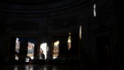 La Rotonda del Capitolio de EE.UU. se ve vacía en el Capitolio el miércoles.