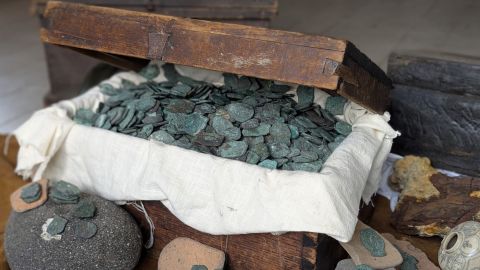More than 1,000 silver and gold coins were uncovered this summer off Florida's Atlantic coast.