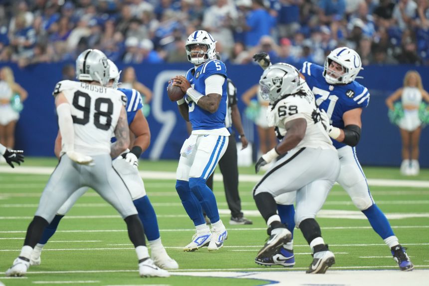 Richardson (No. 5) was the fourth overall pick in the 2023 NFL draft.