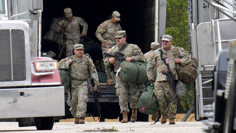 Troops amass near Chicago and Portland as court showdowns await