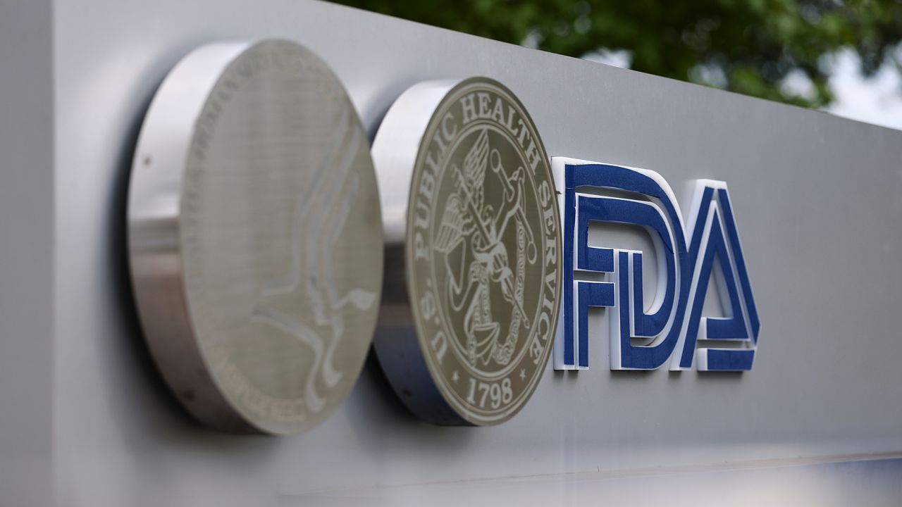The Food and Drug Administration logo is displayed outside their headquarters, Tuesday, Sept. 23, 2025, in Silver Spring, Md.
