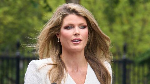 Lindsey Halligan, outside of the White House, on August 20, 2025.